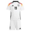 Conjunto (Camiseta+Pantalón Corto) Alemania Sane 19 Primera Equipación Euro 2024 - Niño